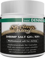 🦐 dennerle shrimp king shrimp salt gh+/kh+ white (6134): optimal mineral balance for healthy shrimp care logo