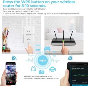 img 1 attached to 📶 【2021 Updated】 WiFi Extender - Range Extender to Boost Wireless Internet Coverage for up to 3500 sq.ft & 30+ Devices with Ethernet Port - Extend Home Device Connectivity for Better WiFi Access