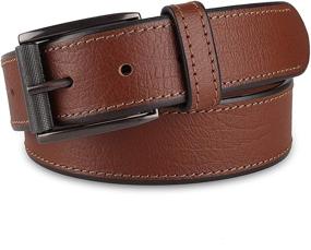 img 3 attached to Casual Leather Super Grain Comfort Men's Accessories for Belts