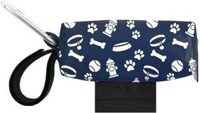 img 3 attached to 🐾 Doggie Walk Bags: Convenient Dog Poop Bag Holder for Leash with Metal Clip, Adjustable Strap, and Tie Handle Bags