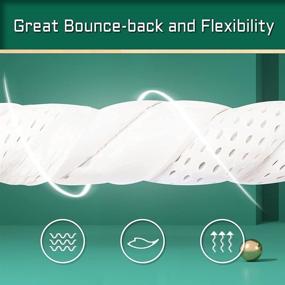 img 2 attached to Grenslumb Latex Foam Pillow: Soft and Supportive Solution for Neck Pain Relief 🌙 – Ergonomic Orthopedic Pillow with Washable Pillowcase and Antidust Net – Ideal for Side Sleepers