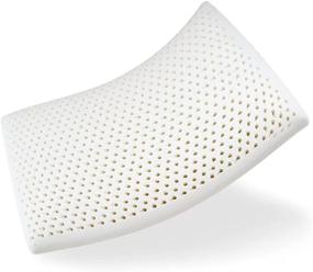 img 4 attached to Grenslumb Latex Foam Pillow: Soft and Supportive Solution for Neck Pain Relief 🌙 – Ergonomic Orthopedic Pillow with Washable Pillowcase and Antidust Net – Ideal for Side Sleepers