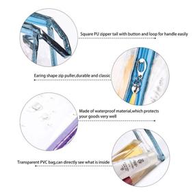img 2 attached to Transparent Waterproof Cosmetic Zippered Organizing Travel Accessories and Cosmetic Cases