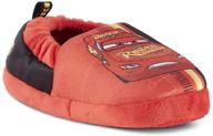 🚗 disney cars boys aline slippers: comfortable footwear for toddler and little kids logo