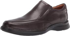 img 4 attached to Исключительное качество кожаных туфель для мужчин CLARKS Mens Kempton Loafer