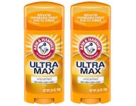 💪 arm &amp; hammer ultramax unscented anti-perspirant deodorant solid - 2.60 oz (pack of 2) logo