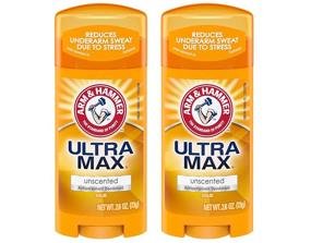 img 4 attached to 💪 ARM &amp; HAMMER ULTRAMAX Unscented Anti-Perspirant Deodorant Solid - 2.60 oz (Pack of 2)