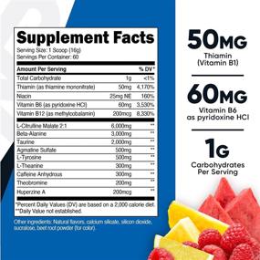 img 3 attached to 🍹 Fruit Punch Nutricost Pre-Workout Complex Powder - 60 Servings