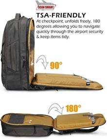 img 2 attached to Hynes Eagle Compressible Weekender Overnight Backpacks for Laptop Backpacks