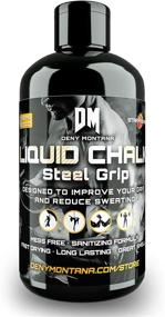 img 4 attached to 🧗 Montana Liquid Chalk 8.3 oz – Mess Free Sports Chalk, Strawberry Scented, Ideal for Weightlifting, Rock Climbing, Gymnastics, Pole Dancing - Fast Drying - 250 ml