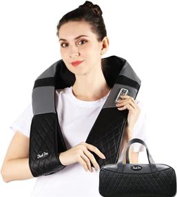 img 4 attached to Deckpro Shiatsu 3D Kneading Electric Massager with Heat - Full Body Muscle Pain Relief for Home, Office, Car