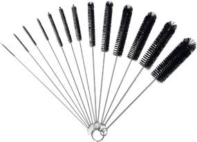 img 4 attached to 🧹 Versatile Cleaning Brushes: Ledouze Straw Cleaner Brush Pack - Ideal for Drinking Straws, Bottles, Keyboards, Jewelry, and Pipes