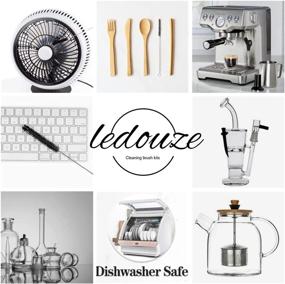 img 2 attached to 🧹 Versatile Cleaning Brushes: Ledouze Straw Cleaner Brush Pack - Ideal for Drinking Straws, Bottles, Keyboards, Jewelry, and Pipes