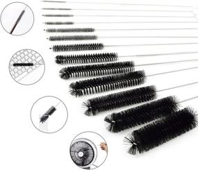 img 1 attached to 🧹 Versatile Cleaning Brushes: Ledouze Straw Cleaner Brush Pack - Ideal for Drinking Straws, Bottles, Keyboards, Jewelry, and Pipes