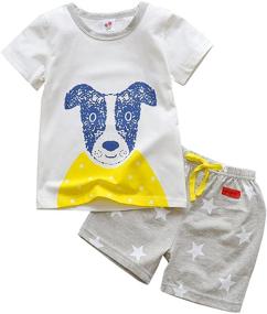 img 4 attached to 👕 IjnUhb Toddler Clothes Cartoon T Shirt: Stylish Boys' Clothing Selection