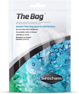 optimize your filtration with seachem's the bag filter media bag logo