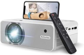img 4 attached to 🎥 Updated 2021 EZCast Beam V3 Movie Projector: Android and iPhone Compatible, 5GHz Mini WiFi Projector with 1080P Support, 10600 Lumens, Taiwan Designed, PS5, HDMI, Roku, Fire TV Stick, Bluetooth Friendly