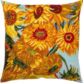 img 4 attached to Sunflowers Vincent Needlepoint Tapestry European