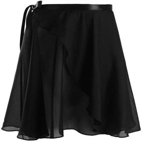 img 2 attached to Agoky Chiffon Ballet Georgette Skirts Women's Clothing