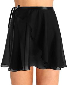 img 4 attached to Agoky Chiffon Ballet Georgette Skirts Women's Clothing