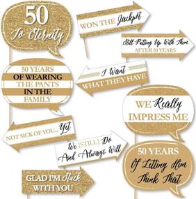 img 4 attached to 🎉 Funny We Still Do - 50th Wedding Anniversary - Anniversary Party Photo Booth Props Kit - 10 Piece Set