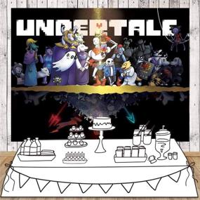 img 3 attached to Undertale Backdrop Background Birthday Decorations