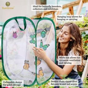 img 2 attached to Collapsible Terrarium for Creating 🦋 a Butterfly Habitat in Your Backyard