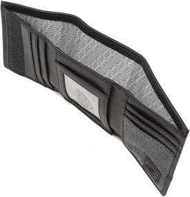 img 2 attached to Skechers Canvas Leather Trifold Wallet Men's Accessories