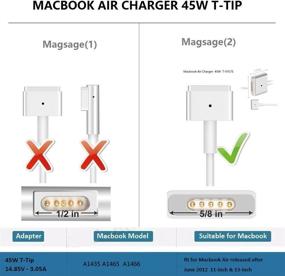 img 3 attached to High-Quality SunStrider Mac Book Air Charger Replacement: AC 45W Power T-tip Connector