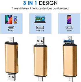 Micro SD Card Reader, BorlterClamp USB C TF Card Reader, USB C to Micro SD  Memory Card Reader with USB C to USB Adapter, Compatible with MacBook