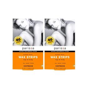 img 3 attached to 🌸 Parissa Legs & Body Wax Strips - Set of 160 Strips (Pack of 2)