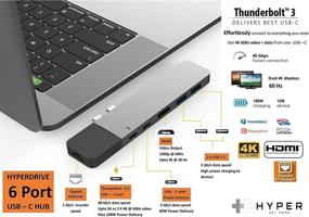 img 3 attached to Гипердрайв мультисоединитель с тандерболт-этренетом 2XUSB3 1.