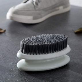 img 2 attached to 🧹 Selaurel Scrub Brush: Versatile Household Cleaning Brushes for Clothes, Shoes, and More! [White, Comfortable Grip]