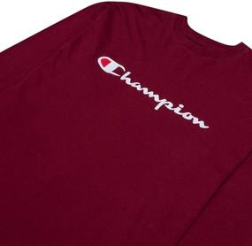img 3 attached to Футболка из классического джерси Champion, цвет бордовый