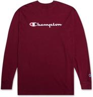 футболка из классического джерси champion, цвет бордовый логотип