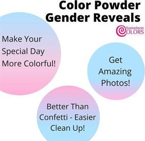 img 1 attached to 💙 5-Pound Gender Reveal Powder, Chameleon Colors - Blue Color