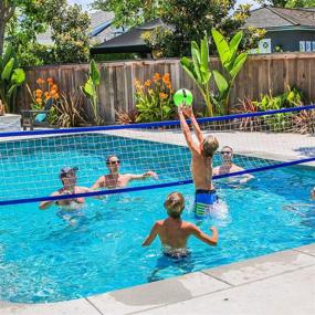 img 1 attached to 🏐 GoSports Water Volleyball 3 Pack: The Ultimate Fun for Pool and Lawn Volleyball Games