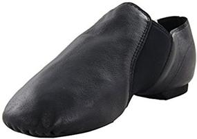 img 1 attached to Stunning MSMAX Women's Black Leather Dance Shoes for Elegance and Comfort