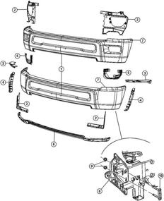 img 2 attached to 🔧 NIXFACE Bolt-On Conversion Brackets for Dodge 2nd Gen: Upgrading to 4th Gen Bumper