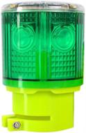 aolyty solar strobe warning light: 360° super bright waterproof ip48 for construction traffic dock marine - green logo