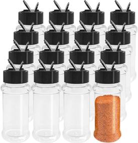 img 4 attached to 🧴 Convenient Plastic Seasoning Bottles for Efficient Storage