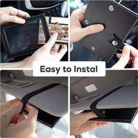 img 1 attached to Temlum Artificial Leather Visor Photo/Picture Frames Fits Standard 5-Inch Photo/Picture (3 Home Decor