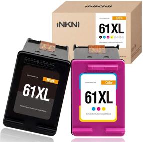 img 4 attached to 🖨️ INKNI Remanufactured Black & Tri-Color Ink Cartridges for HP 61XL 61 XL - Compatible with Envy 4500, 5530, 5534, 5535, Deskjet 1000, 1010, 1510, 1512, 2540, 3050, 3510, 3050A, Officejet 2620, 4630, 4635 Printers