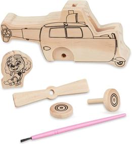 img 2 attached to Discover Endless Adventures with Melissa & Doug Patrol Wooden Vehicles