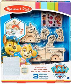 img 4 attached to Discover Endless Adventures with Melissa & Doug Patrol Wooden Vehicles