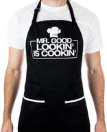 funny apron men looking boyfriend logo