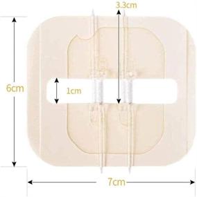 img 1 attached to 💉 4 Pcs Zip Stitch Sutures: Waterproof Butterfly Strips & Extra Large Band Aid - Hospital Grade Laceration Kit