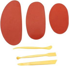 img 3 attached to 🌿 Longdex Mud Tools Rib Set - 3 Soft Sizes for Pottery, Polymer Clay, and Clay Artists