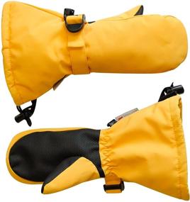 img 4 attached to Winter Wonderland- Kids Snow Mittens: Waterproof Unisex Ski Mitten Gloves for Boys and Girls