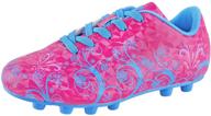 vizari 93279 10 purple soccer toddler girls' athletic shoes logo